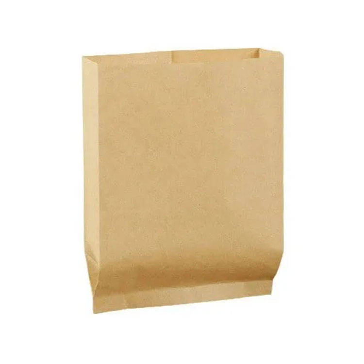 Bolsa de papel kraft marrón para supermercado